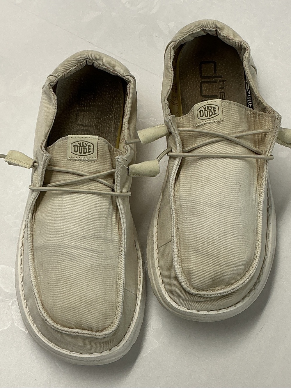 Hey Dude Casual Slip-On Loafers in Light Beige